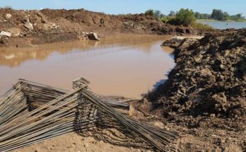 Andrés Lima informó que las obras en el puente de la Costanera Sur se detuvieron por la crecida del río