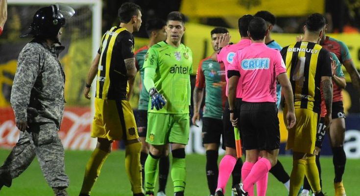 Clausura: Boston River estaba derrotando 2-1 a Peñarol y se suspendió por incidentes