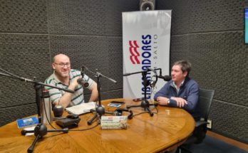 Director Elbio Machado: habló de obras y de política