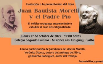 Presentan en Salto un libro sobre el caso del médico uruguayo que analizó al Padre Pío