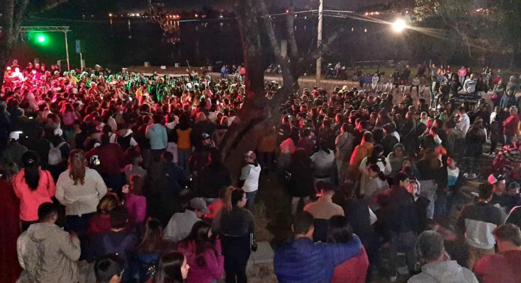 Miles de jóvenes participaron de la Primavera Joven en la zona del Puerto de Salto