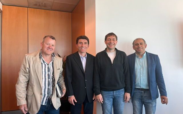 Diputado Lima y Director de Descentralización de la Intendencia de Salto se reunieron con Director de Antel