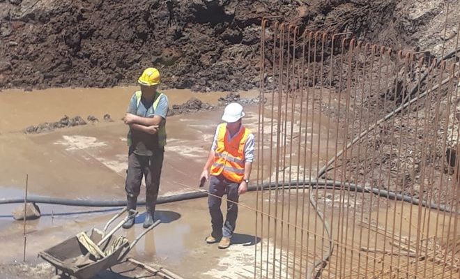 Lima informó que se retomaron los trabajos de reconstrucción del puente de la Costanera Sur hacia Arenitas Blancas