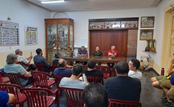 Mario Saralegui participó de la charla organizada por la Asociación Salteña de Entrenadores de Fútbol