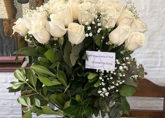 La leyenda italiana Gennaro Gattuso envió un ramo de flores a la familia de Fabián O’Neill