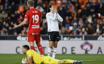 Copa del Rey: Valencia, de Edinson Cavani, perdió 3-1 con Athletic de Bilbao y se despidió