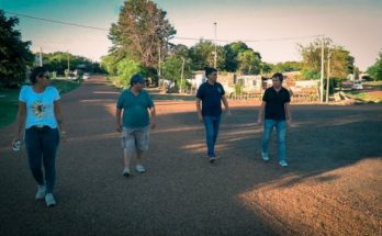 Andrés Lima informó que la Intendencia bituminizó todas las calles de barrio Minervine