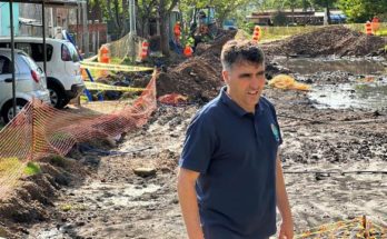 Lima recorrió las obras en barrios Los Ingleses y dialogó con vecinos de la zona