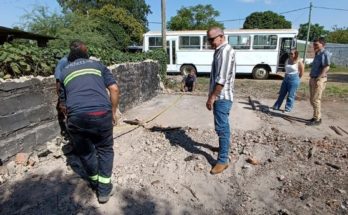 Lima: Intendencia trabaja en la reconstrucción de una casa en Laureles afectada por un incendio