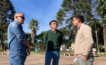 La Intendencia de Salto y el diputado Álvaro Lima visitaron el Municipio de Belén