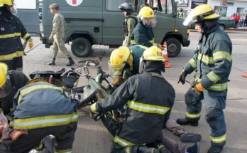 Se realizaron simulacros de siniestros de tránsito en diferentes puntos de la ciudad