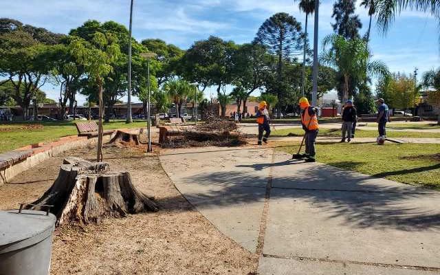 Intendente Lima destacó las obras de remodelación y mejoras de Plaza Flores