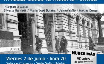 Jornada “A 50 años del Golpe de Estado: miradas desde la Historia Política”