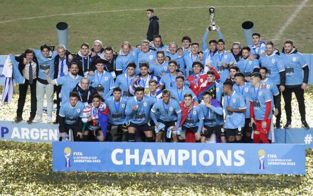 Mundial sub-20: Uruguay, a fuerza de fútbol, derrotó 1-0 a Italia y se coronó campeón
