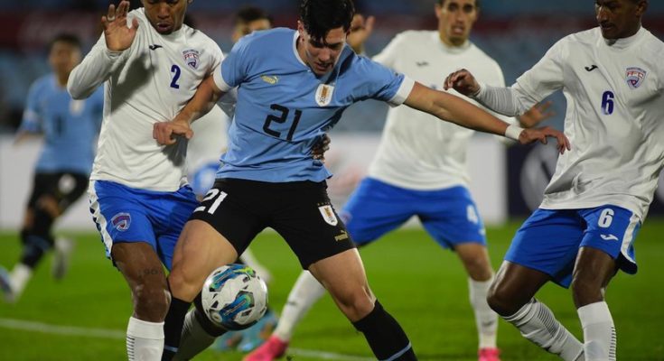 Selección: Uruguay derrotó 2-0 a Cuba en el Centenario con goles de Torres y Araújo