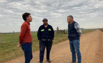 La Intendencia de Salto repara caminería rural en zona de Boquerón de Cañas