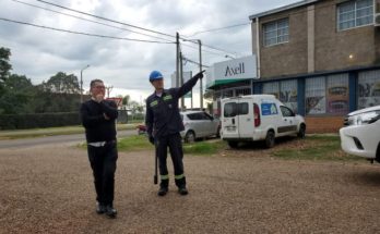 Intendencia de Salto continúa con la instalación de luminarias Led en barrio Burton