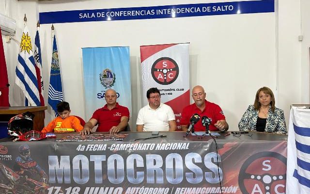 4ta fecha del Campeonato Nacional de Motocross se correrá en Salto