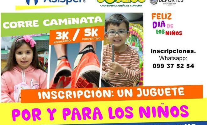 Cosalco y Asisper preparan una correcaminata solidaria para el domingo 6 de agosto