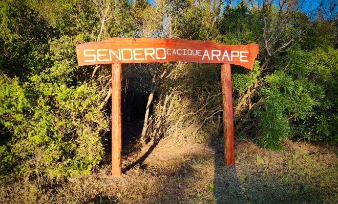 Sendero nativo del Cacique Arapé en Termas del Arapey