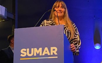 María Eugenia almirón participó del lanzamiento de Sumar, el espacio político de Laura Raffo