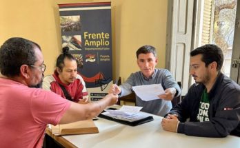 Diputado Lima se reunió con trabajadores de estaciones de servicio en el Frente Amplio