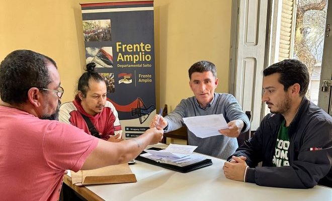 Diputado Lima se reunió con trabajadores de estaciones de servicio en el Frente Amplio