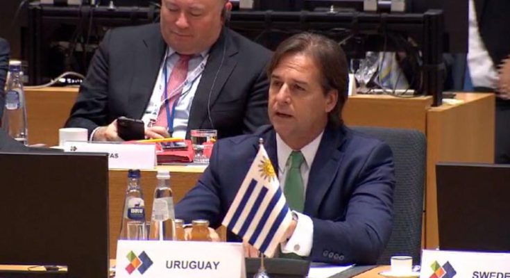 Lacalle Pou abogó por la concreción del acuerdo Mercosur-Unión Europea