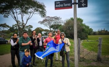 Designaron calle en Nueva Hespérides con el nombre de Andrés Torres