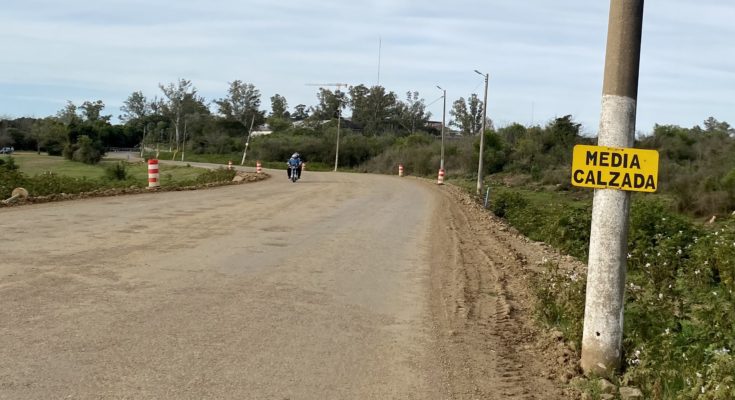 Edil Marziotte reclama que se termine la obra del Puente de Arenitas Blancas