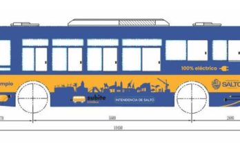 Lima y Albarenque destacan la incorporación del primer ómnibus eléctrico para el departamento de Salto