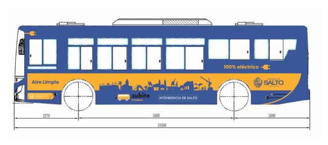 Lima y Albarenque destacan la incorporación del primer ómnibus eléctrico para el departamento de Salto Lima y Albarenque destacan la incorporación del primer ómnibus eléctrico para el departamento de Salto