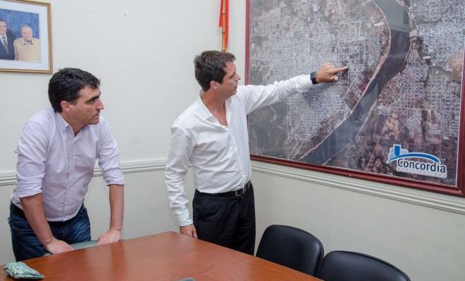 Intendente Lima y su par de Concordia buscan la categorización binacional para el aeropuerto de Nueva Hespérides
