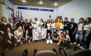 Intendente Andrés Lima y Directora de Vivienda entregan terreno a Cooperativa de Viviendas en Salto