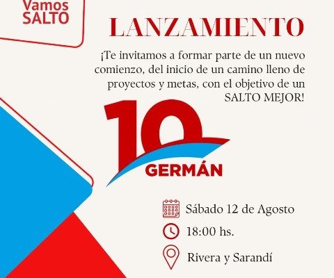 Vamos Salto con Germán Coutinho. Lista 10 se lanza hacia las internas 2024