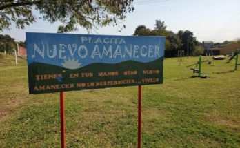 Intendente Lima destaca nuevas mejoras en la Placita Nuevo Amanecer en Barrio Constitución