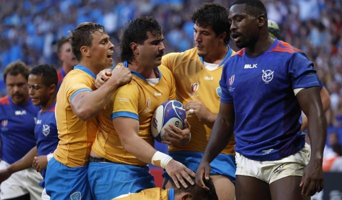 Mundial de rugby: Uruguay remontó y le ganó 36-26 a Namibia en Lyon por la cuarta fecha