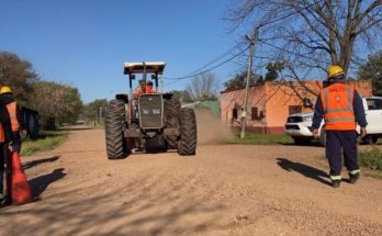 Intendente Lima destaca los trabajos de recuperación vial en la Colonia 18 de Julio