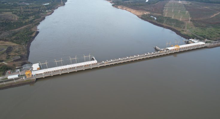 Se prevé un aumento del nivel del río Uruguay aguas abajo de la represa, a partir del jueves