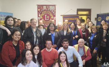 Gobernadora del Distrito J1 de Clubes de Leones de Uruguay visita el Club de Leones Salto Los Azahares