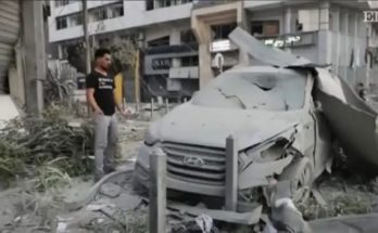 Huyeron de sus hogares más de 263.000 palestinos de Gaza por ataques de Israel, que intercambia fuego con Siria desde el Golán