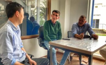 Intendencia de Salto y diputado Lima se reunieron con representante de la empresa Foton Daimler