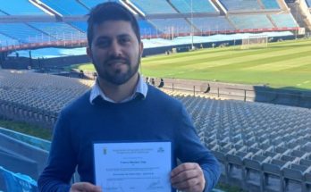 Franco Blardoni, el técnico de fútbol sala recibido