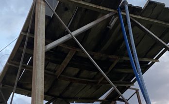 Edil Marziotte alerta sobre mal estado del soporte del tanque de Agua Salto Edil Marziotte alerta sobre mal estado del soporte del tanque de Agua Salto