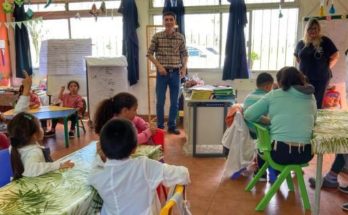 La Valija Viajera arribó a la escuela 17 de pueblo Lluberas