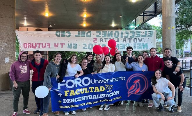 Foro Universitario ganó las elecciones del Centro de Estudiantes de Derecho 2023