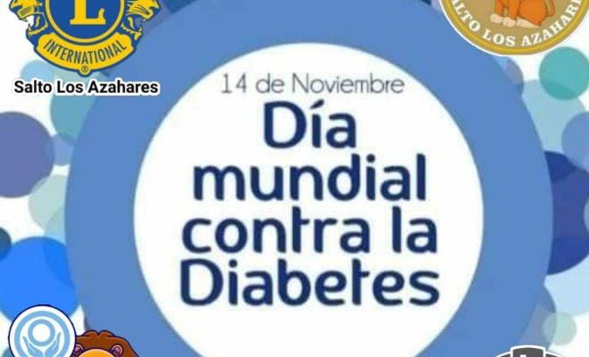 El Club de Leones Salto los Azahares recuerda y celebra el Día Mundial de la Diabetes este 14 de noviembre