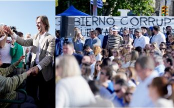 En medio de un ambiente tenso y un intenso operativo policial, el Presidente Lacalle Pou Inauguró un hospital en el Cerro