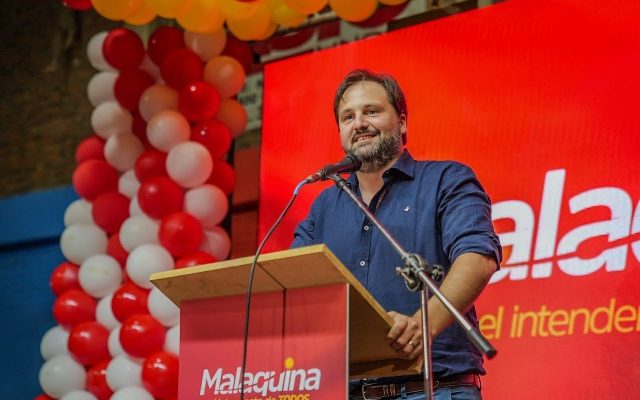 Con un gran acto en Círculo Sportivo, Marcelo Malaquina presentó su candidatura para Intendente de Salto