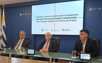 Se presentó Licitación para la Explotación del Hotel Municipal de Termas del Arapey y construcción de un Parque Acuático